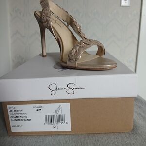 Jessica Simpson Shimmer Sand Heels